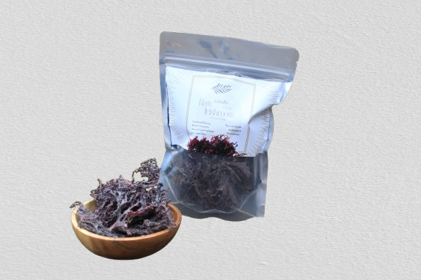 A Pack Of Raw Purple Sea Moss